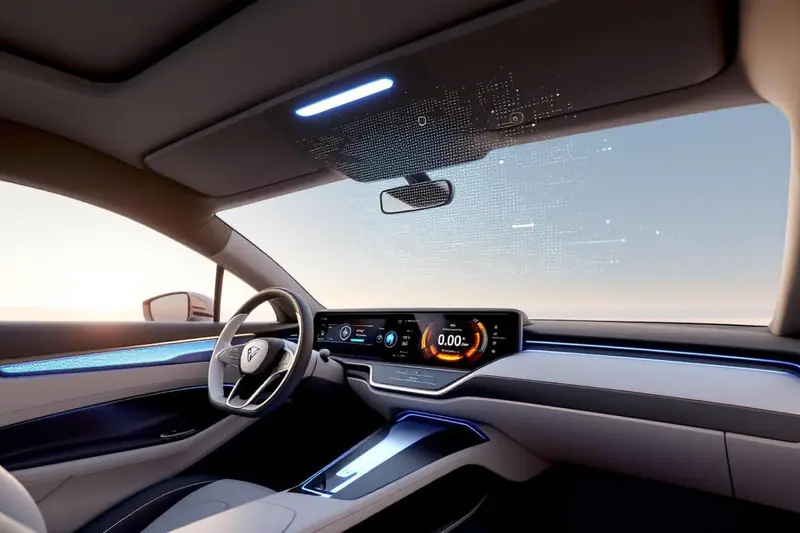 Habitacle de voiture modernisé avec écran GPS, smartphone chargé et dashcam discrète.