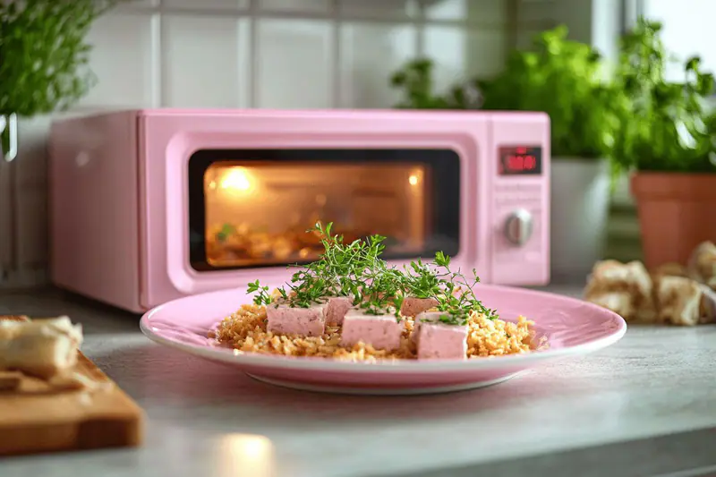Dahl aux lentilles corail préparé rapidement au micro-ondes dans une cuisine automnale