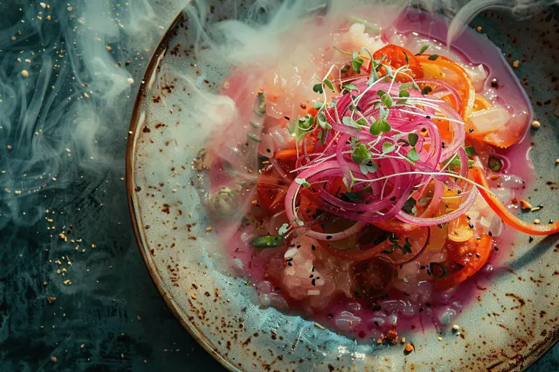 Bol d’hiver fusion aux légumes rôtis, tahini, miso et céréales