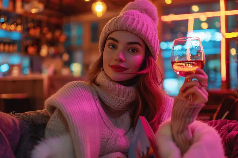 Voyageuse de plus de 30 ans dans une auberge moderne et calme