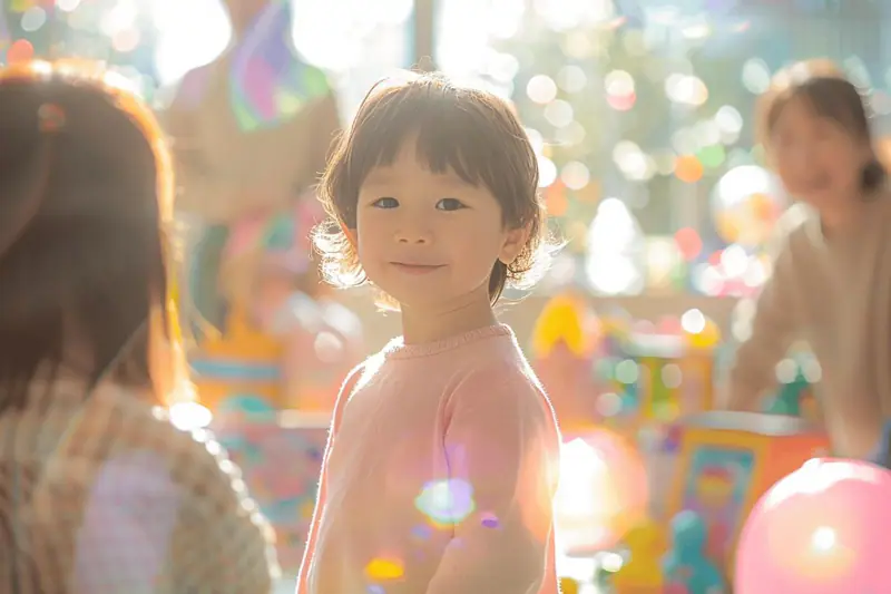 Une mère écoute son enfant préparer un exposé à la table familiale.