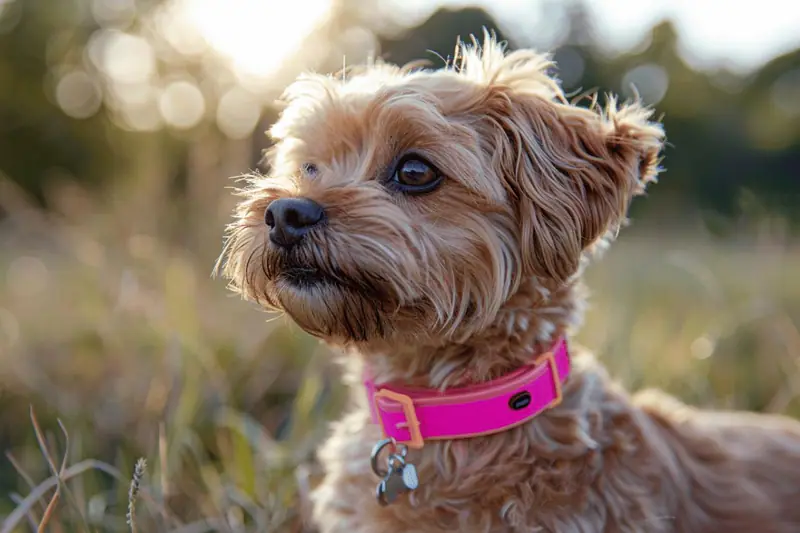 Chat avec collier GPS et chien près d’objets connectés à la maison